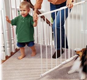 img 4 attached to 🚸 KidCo Safeway: The Ultimate Trip Proof Top of Stairs Baby Pet Gate