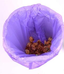 img 3 attached to 🗑️ Maui Small Trash Bags, 4 Gallons: Lavender Scented Strong Bags for Office, Bathrooms, Bedroom, Home, and Kitchen. 120-Pack of Easy-to-Open Bags for Hard-to-Break 4 Gallon Trash Cans