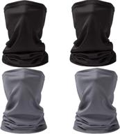 🧢 men's neck gaiter bandana balaclava: sun uv protection, dust & wind shield for fishing and hiking logo