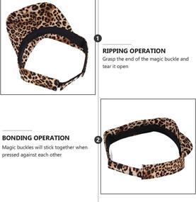 img 1 attached to KESYOO Leopard Adjustable Baseball Outdoor Sports & Fitness