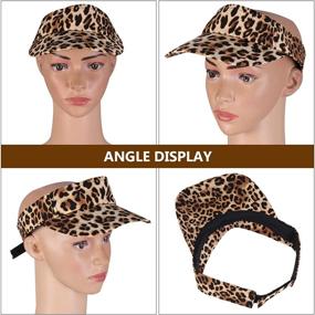 img 2 attached to KESYOO Leopard Adjustable Baseball Outdoor Sports & Fitness