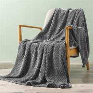 exclusivo mezcla brushed blankets lightweight logo