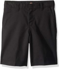 img 2 attached to 🩳 Dickies Boys' Flexwaist Flat Front Shorts