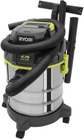 img 2 attached to Беспроводный пылесос RYOBI 18V ONE+ Wet/Dry (только инструмент) - 4.75 галлона вместимость с шлангом, щелевым насадком, насадком для пола и удлинительными насадками.