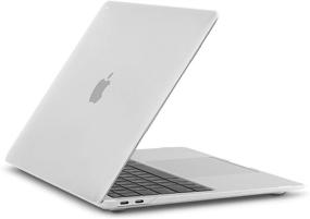 img 4 attached to 📦 Moshi iGlaze Hardshell Case for MacBook Air 13" 2020-2018 (Thunderbolt 3/USB-C) - Scratch Protection, Effortless Installation & Removal, Heat Dissipation, Clear MacBook Cover