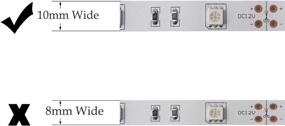 img 2 attached to 10PCS AWG20 5050 5630 LED Flexible Light Strip Power Clip Connector with DC Jack 5.5x2.1mm Cable, 2 Pins, 10mm Wide | Strip to Strip Jumper Wire Solderless