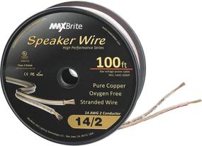 img 4 attached to 🔊 100 Feet Spool of UL Listed Class 2 14 Gauge Speaker Wire - High Performance Oxygen Free Pure Copper