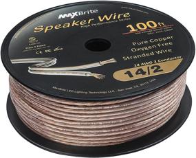 img 3 attached to 🔊 100 Feet Spool of UL Listed Class 2 14 Gauge Speaker Wire - High Performance Oxygen Free Pure Copper