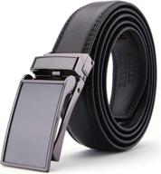 👔 stylish and durable gallery seven leather ratchet belt for men's belts: premium men's accessories logo