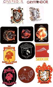 img 2 attached to 🎒 Conquest Journals Harry Potter Gryffindor Vinyl Stickers Set - Waterproof & UV Resistant: Potterfy Your Gadgets with 50 Stickers!