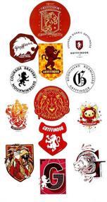 img 3 attached to 🎒 Conquest Journals Harry Potter Gryffindor Vinyl Stickers Set - Waterproof & UV Resistant: Potterfy Your Gadgets with 50 Stickers!