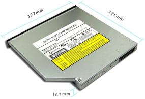 img 1 attached to 📀 OSGEAR 12,7 мм SATA 8X DVDRW CD DVD RW ROM Записывающий привод для ноутбука с заменой на ПК или Mac с механизмом загрузки лотка - совместим с Asus Acer HP Dell Lenovo Samsung Sony