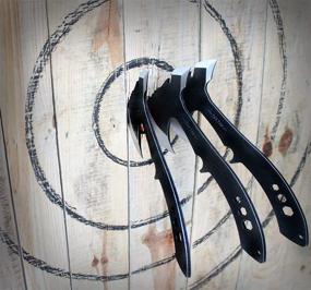 img 2 attached to 🪓 JXE JXO Throwing Axe Sets: 10.2in Overall with 3.7in Blade - Tactical Tomahawk for Axe Throwing, Full Tang 420HC Stainless Steel, Spike Design