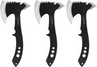 🪓 jxe jxo throwing axe sets: 10.2in overall with 3.7in blade - tactical tomahawk for axe throwing, full tang 420hc stainless steel, spike design logo