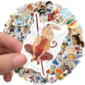 img 2 attached to 🌬️ 100PCS Variety Avatar The Last Airbender Stickers: Waterproof Vinyl Decals for Cars, Motorcycles, Luggage, and more!