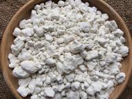 🍴 edible white clay granules in 4 oz (113 g) - natural chunks for food consumption logo