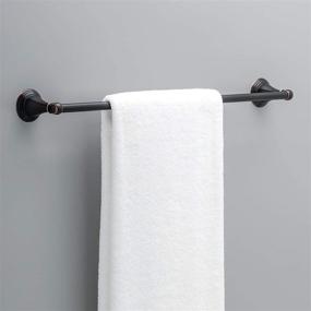 img 1 attached to 🛁 Enhance Your Bathroom with the Elegant DELTA Windemere Towel Bar in Oil Rubbed Bronze - 79624-OB