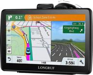 🗺️ 7 inch gps navigation system for truck, rv, and car, commercial gps for truck drivers, 2021 maps with free lifetime updates, spoken turn-by-turn directions, driver alerts logo