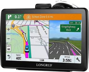 img 4 attached to 🗺️ 7 Inch GPS Navigation System for Truck, RV, and Car, Commercial GPS for Truck Drivers, 2021 Maps with Free Lifetime Updates, Spoken Turn-by-Turn Directions, Driver Alerts