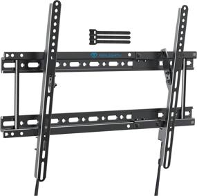 img 4 attached to 📺 PERLESMITH Tilting TV Wall Mount Bracket: Fits 16", 18", 24" Studs, Low Profile Tilt for 37-70 Inch LED, LCD, OLED, Plasma TVs - VESA up to 600x400mm, 132lbs