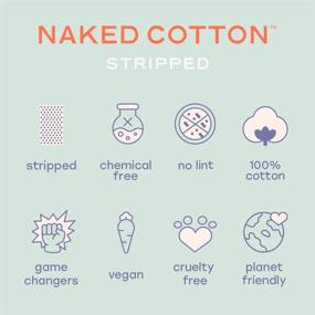 img 3 attached to 🐇 Organic White Rabbit Naked Cotton Strips (90 pcs) - Customized Sheet Mask Treatment with 100% Unbleached, Chemical-Free Cotton Pads, Grown Pesticide-Free