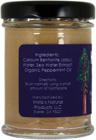 img 3 attached to 🌿 Krista's Natural Products Organic Peppermint Toothpaste - 75 g (2.6 oz)