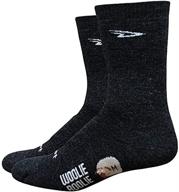 woolie boolie 6 inch charcoal defeet logo