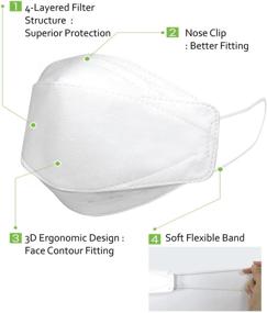 img 1 attached to Certified 4 Layered Protection Tri Folding 3D Ergonomic