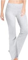 👖 hummus women's cotton bootcut pants with inner pocket, s-xxxl sizes and 29''-35'' inseam length logo