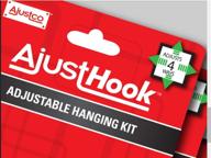 🖼️ ajusthook: the ultimate solution for easy and adjustable picture frame hanging - 4-way adjustable picture frame hanging kit logo