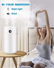 img 3 attached to 🌬️ XIAOGE 3L Large-capacity Smart Humidifier - Bedroom Humidifier with Seven-color Light, Perfect for Large Rooms and Baby Rooms - Silent Operation, Ultra-long Spray, Power-off Protection, Easy-to-Clean