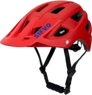 🚴 sifvo adult bike helmets for men and women mountain bike helmet with detachable visor - lightweight & adjustable mtb scooter skateboard bicycle helmet (m/l) logo