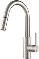 kraus kpf-2620sfs oletto kitchen faucet: 16 inch spot free stainless steel, top-notch performance logo