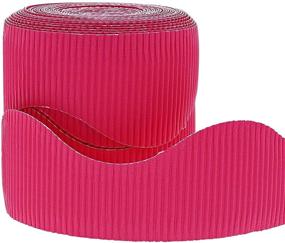 img 1 attached to 🎀 Vibrant Hot Pink Scalloped Bulletin Board Border for Classroom Decor (2 in x 50 ft, 2 Pack)