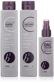 img 4 attached to 🔒 B3 Shampoo, Conditioner, and Ionic Color Lock Trio Pack