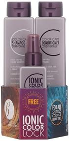 img 3 attached to 🔒 B3 Shampoo, Conditioner, and Ionic Color Lock Trio Pack