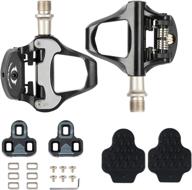 top-rated bestymxy bike pedals: ultralight clip-in pedals with look keo compatibility + cleat set & covers - all-in-one solution! logo