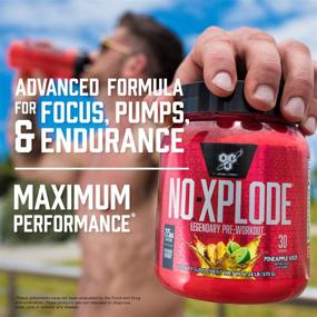 img 1 attached to Enhance Your Workout with BSN N.O.-XPLODE 🏋️ Pre Workout Supplement - Fruit Punch Flavor, 60 Servings