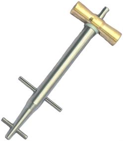 img 1 attached to Stainless Steel Clamptite CLT01L Tool - 5 🔧 1/4 inch, with Aluminum Bronze T-Bar, Nut Lanyard Extension