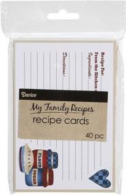 img 1 attached to 🍽️ Darice 1219-521 40 Count Recipe Cards: Embrace the Charm of Country-Themed Cooking!