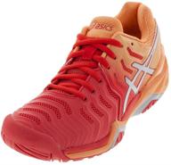 asics womens gel resolution tennis silver women's shoes logo