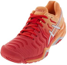 img 1 attached to ASICS Womens Gel Resolution Tennis Silver Women's Shoes