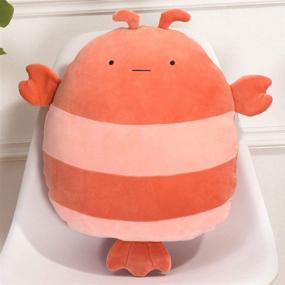 img 1 attached to 🦞 Ocean Plush Lobster Hugging Pillows - Cute Stuffed Animals Toys for Sofa Decoration - Soft Cushion Decorative Pillow (15.7 Inches)