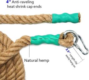 img 2 attached to Aoneky Climbing 🧗 Rope for Gym Workouts