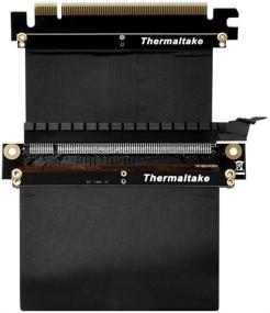 img 1 attached to 💻 Thermaltake TT Геймерский PCI-Е х16 3.0 удлинительный кабель 200 мм - Улучшенная производительность и стильный черный дизайн (AC-053-CN1OTN-C1)