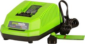 img 4 attached to Enhanced Greenworks Lithium Ion Battery Charger with 40V Power - Model 29482