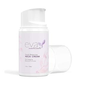 img 4 attached to Eva Naturals Neck Firming Cream - 1.7 oz Airless Pump: Combat Sagging Neck, Face, and Décolleté with Wrinkle-Fighting and Youth-Enhancing Formula Containing Vitamin C