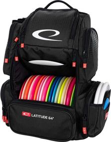 img 4 attached to 🎒 Latitude 64 E4 Disc Golf Backpack Bag - Luxury, 20+ Disc Capacity, Multiple Storage Pockets, Water Bottle Holder