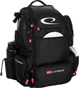 img 2 attached to 🎒 Latitude 64 E4 Disc Golf Backpack Bag - Luxury, 20+ Disc Capacity, Multiple Storage Pockets, Water Bottle Holder
