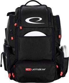 img 3 attached to 🎒 Latitude 64 E4 Disc Golf Backpack Bag - Luxury, 20+ Disc Capacity, Multiple Storage Pockets, Water Bottle Holder